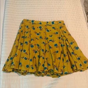 Urban Outfitters flower print mini skirt